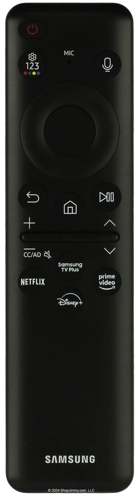 CEYBO remote front view showing layout and streaming buttons, fast navigation