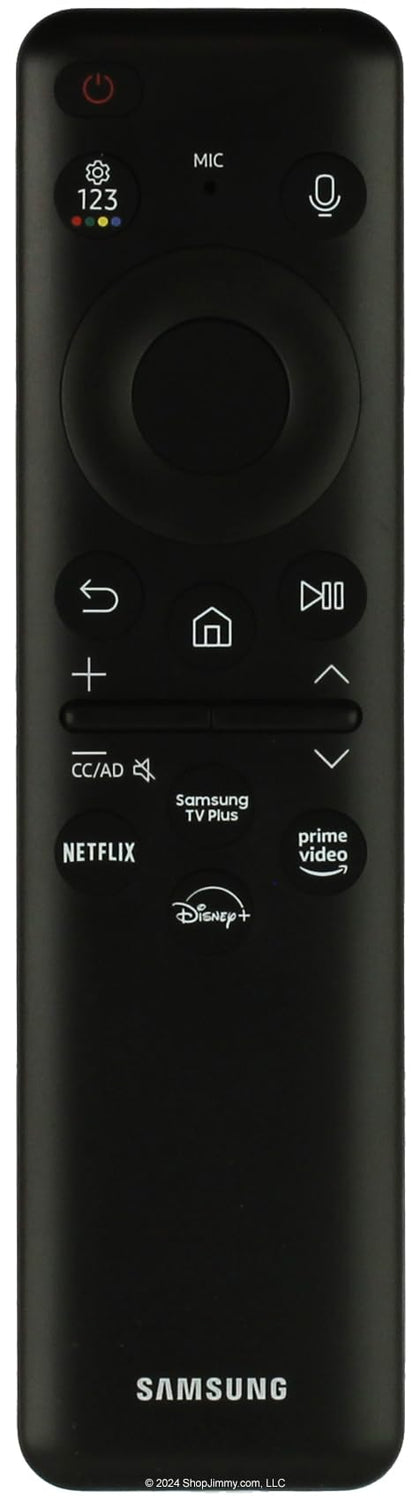 CEYBO remote front view showing layout and streaming buttons, fast navigation