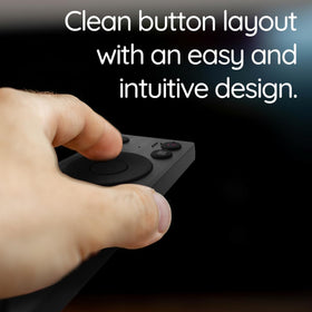 Ceybo RC923A remote ergonomic design emphasizing comfortable grip