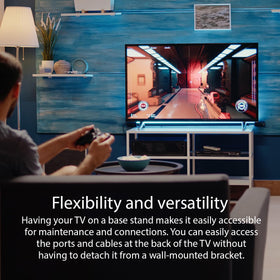 Ceybo sleek, modern base appearance complements living rooms.