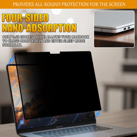 Ceydebne anti-spy filter shields MacBook Air privacy from side viewing