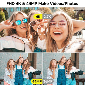 ceye back display 2.8-inch screen previewing photos for simple framing