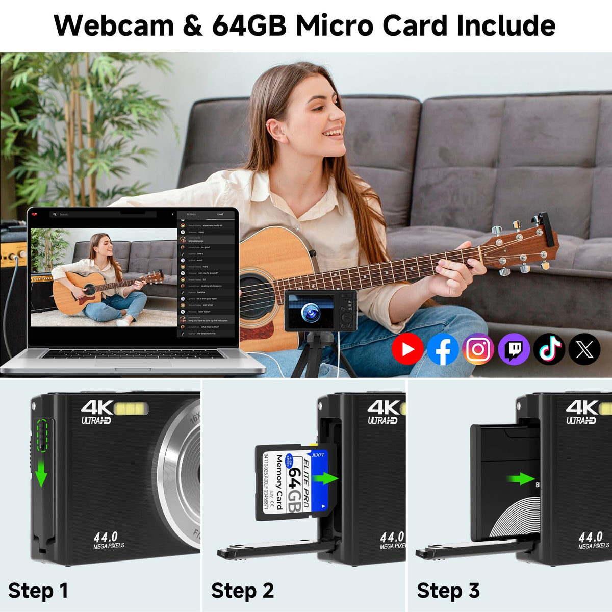 ceye digital camera gift set perfect for beginners and teens
