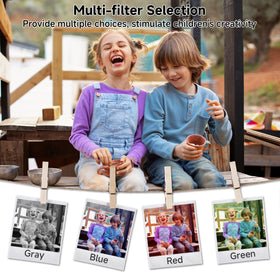 CEYE digital camera side buttons enable easy operation for beginners and kids.
