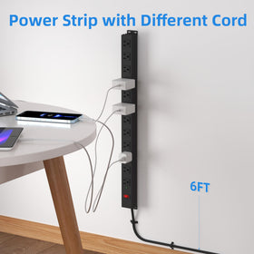 CFMASTER 6ft 14AWG cord and plug displayed for reach and heavy-duty power delivery