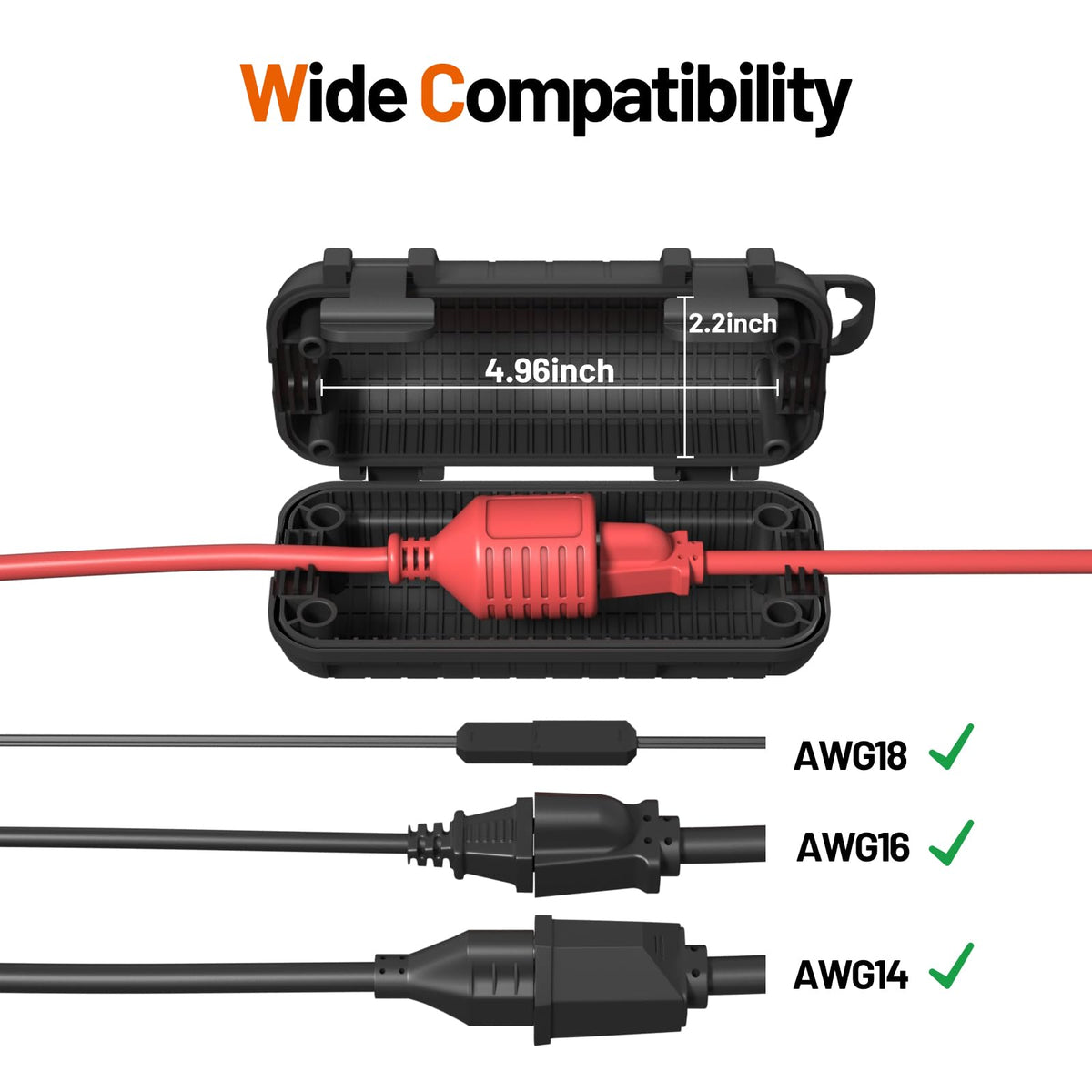 CFMASTER dual-pack keeps cords organized for indoor or outdoor setups.