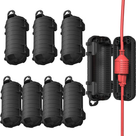 CFMASTER front view of eight cord covers showing compact storage and outdoor readiness