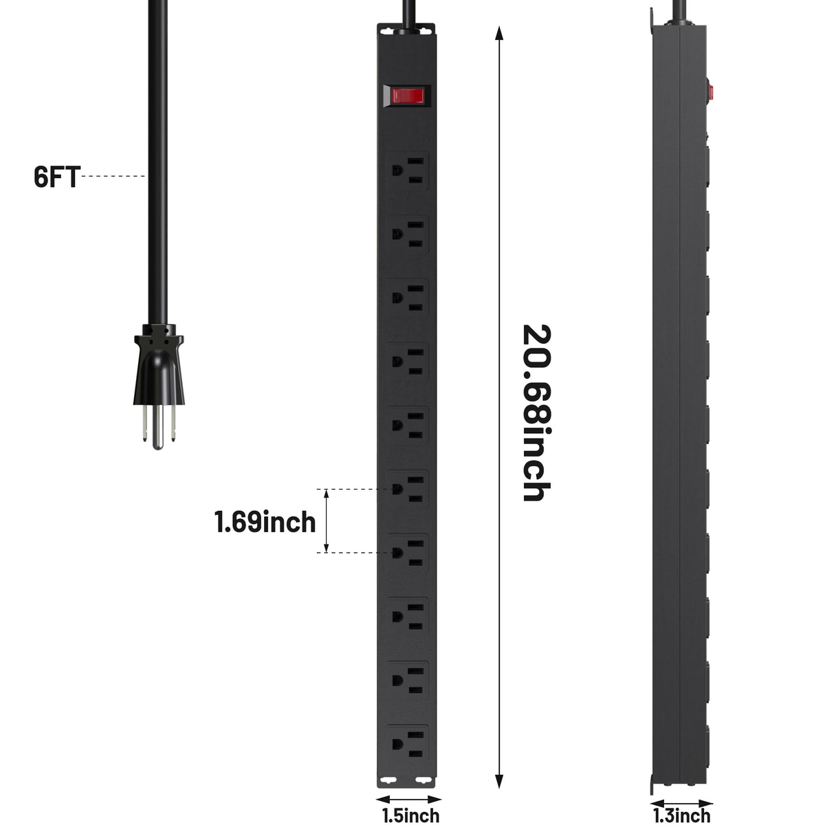 CFMASTER label and specifications plate showing ratings for confident selection benefit