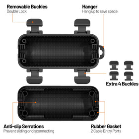 CFMASTER texture and removable buckle detail demonstrating durable construction