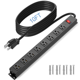 CFMASTER versatile power strip suited for home, office, shop, and garage.