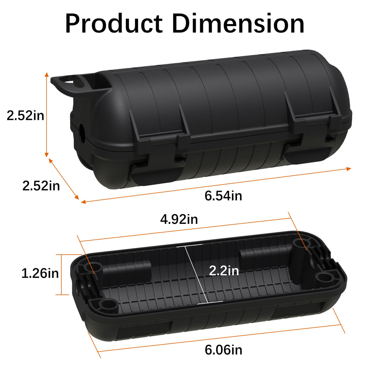 CFMASTER wall-mountable cord box shown with hanger for versatile placement