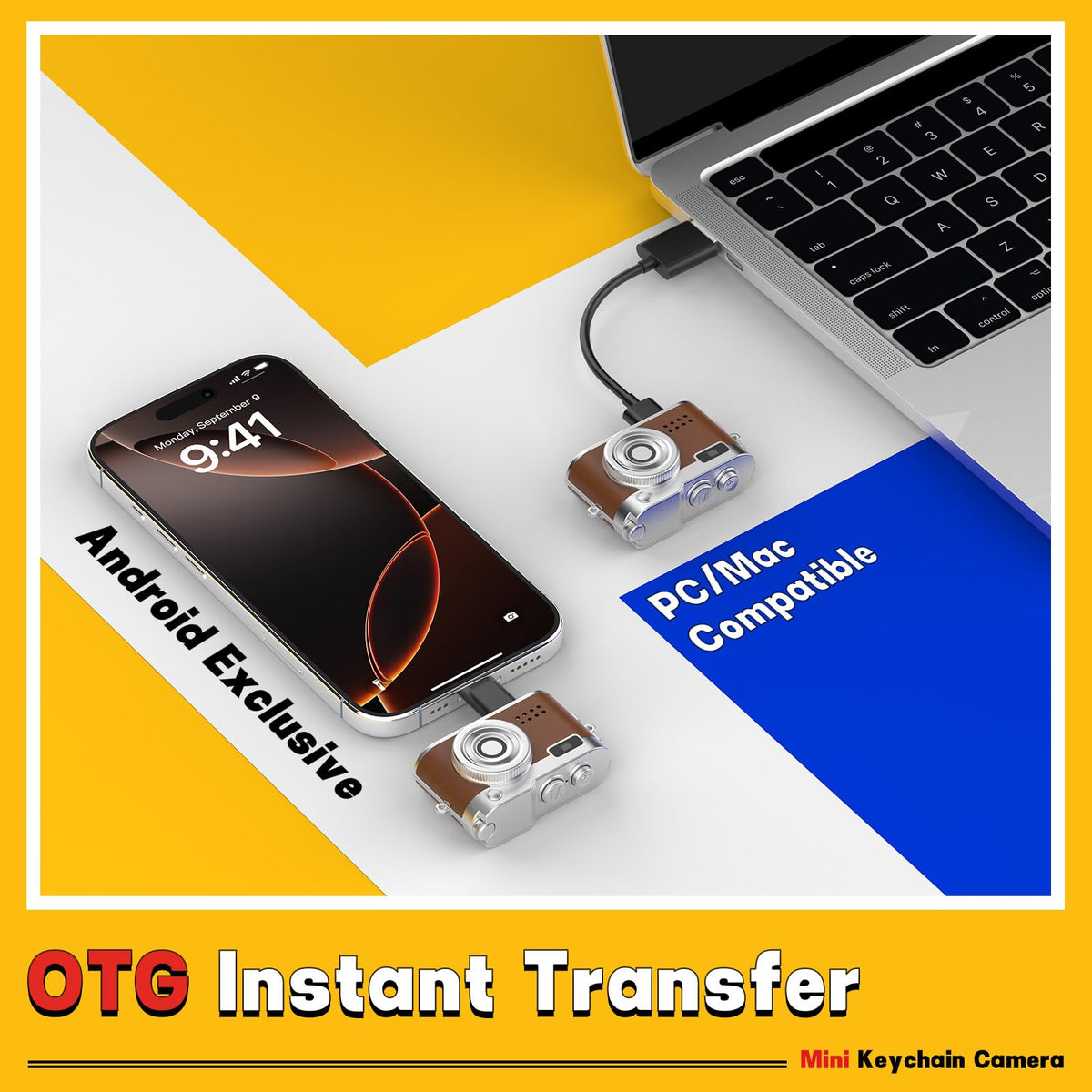 Cfulan mini keychain camera gift-ready packaging for birthdays