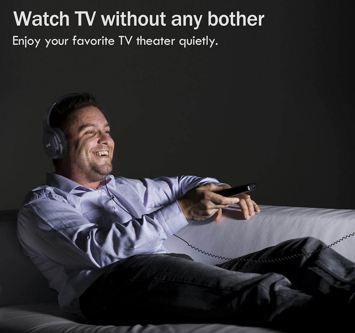 C G CHANGEEK 40mm drivers deliver clear, balanced audio for TV listening.