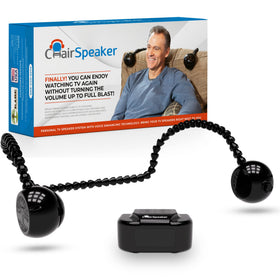 ChairSpeaker CS3 near-ear system delivers focused TV sound for clearer dialogue.