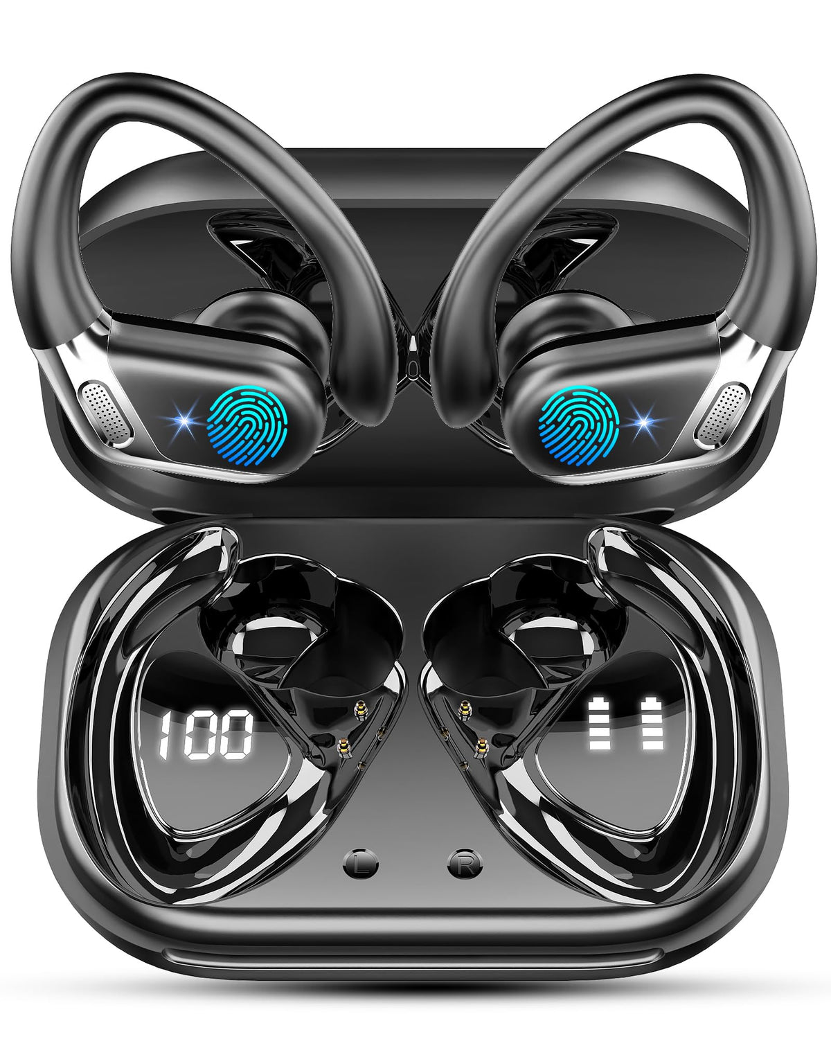 Chalvh Ear Buds Bluetooth 5.4 for quick pairing during workouts.