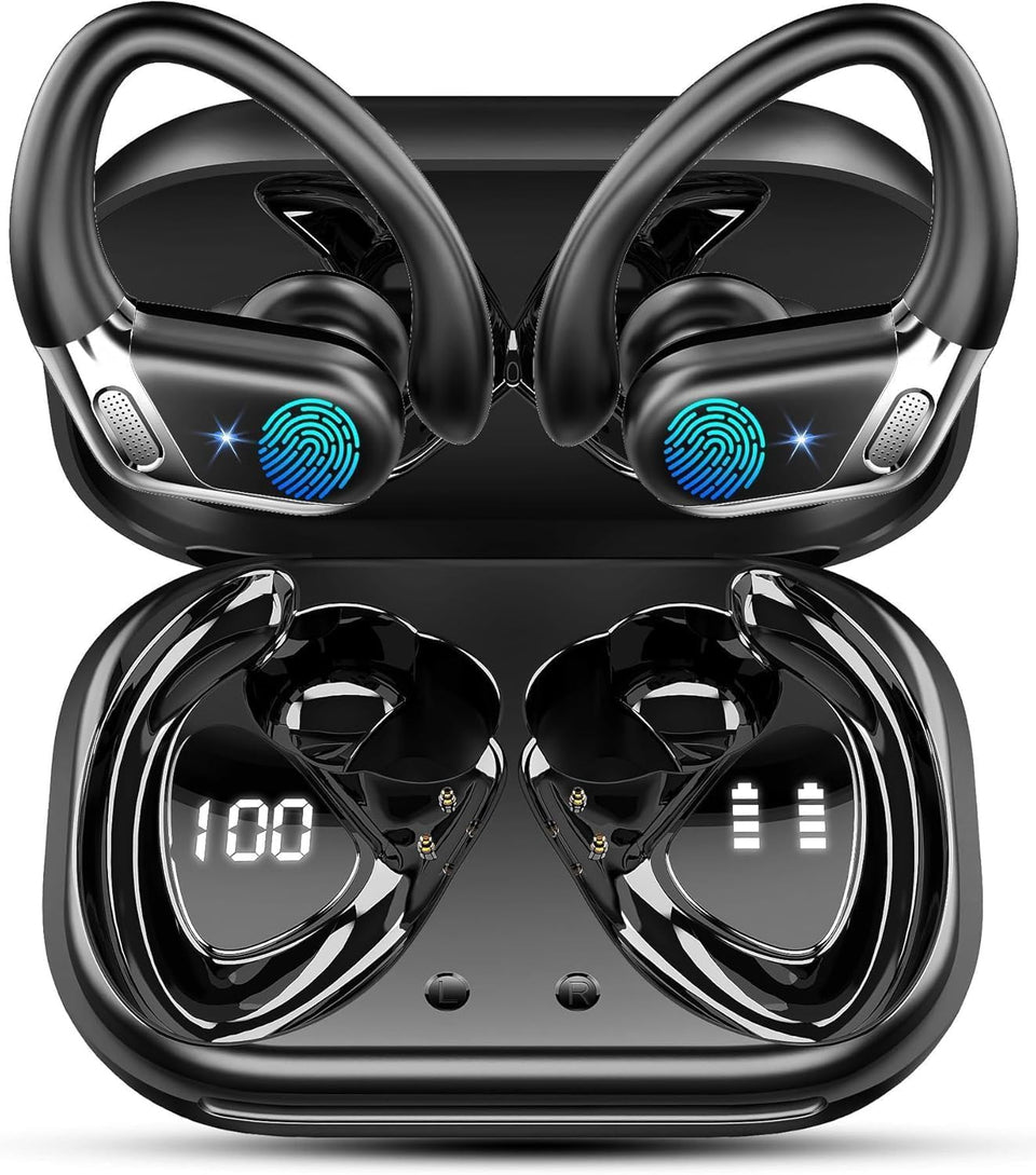 chalvh Ear Buds case charging display shows real-time battery level.