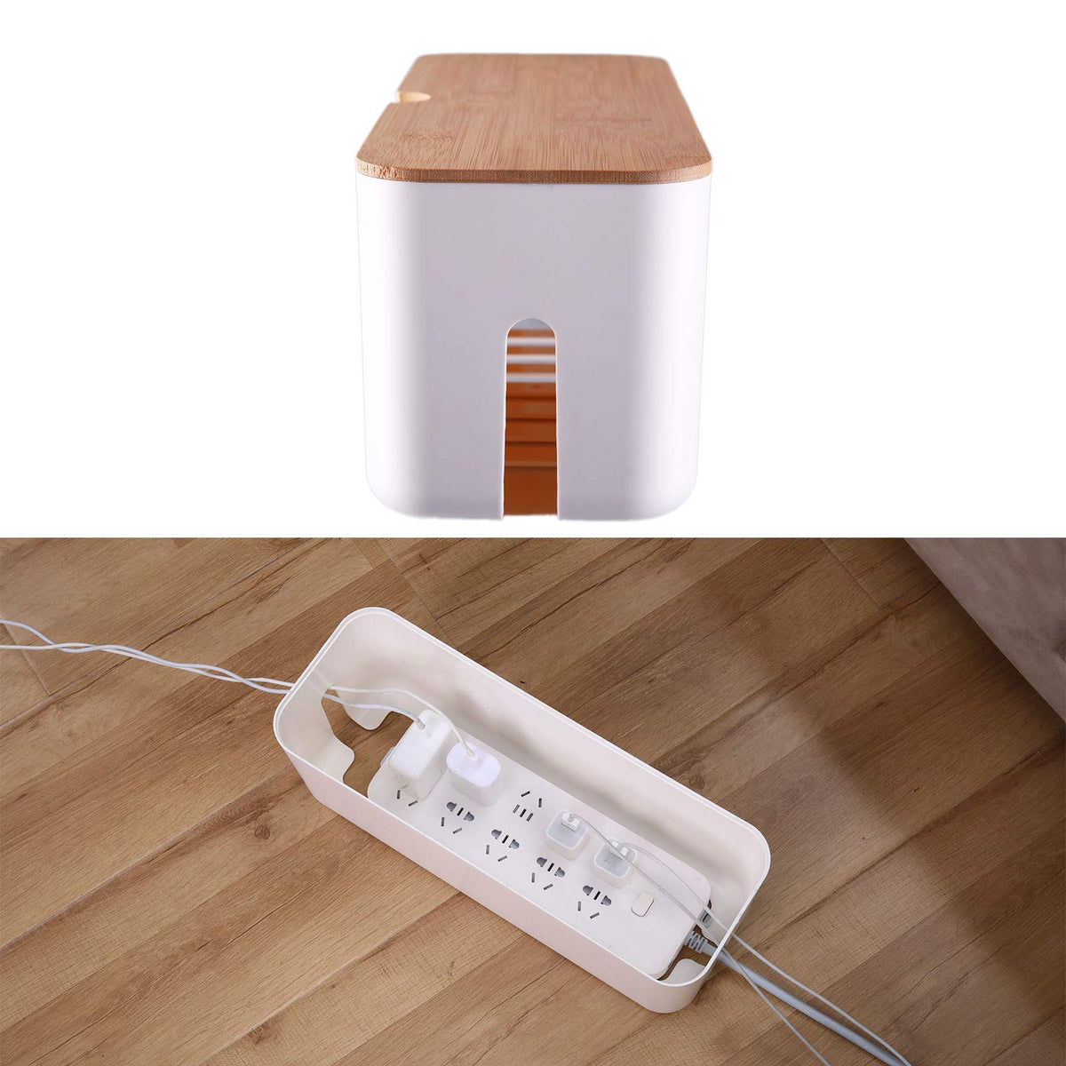 Changsuo lifestyle shot with hidden cords providing a cleaner living space
