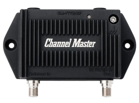 Channel Master PreAmp 1-1 Port - front view improves reception on weak signals