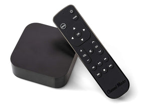 Channel Master Simple Remote for Apple TV 4K showing quick navigation and setup
