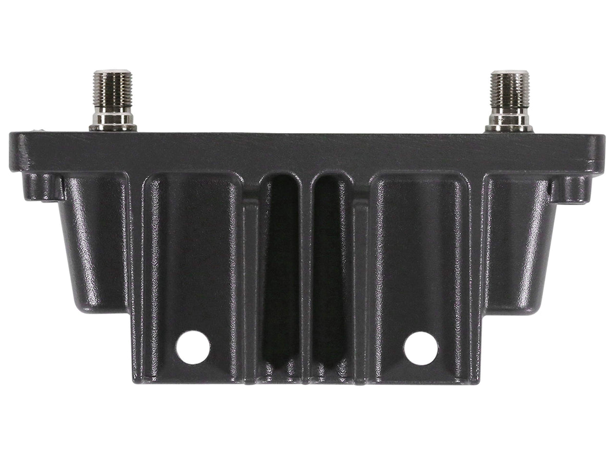 Channel Master close-up of F-type connectors ensuring secure low-loss connections
