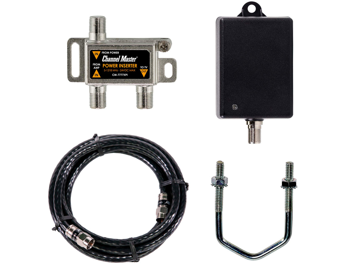 Channel Master rooftop antenna setup with Titan 2 improving over-the-air channels