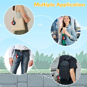 Chanvoo case beside coin and phone showing compact scale and portability