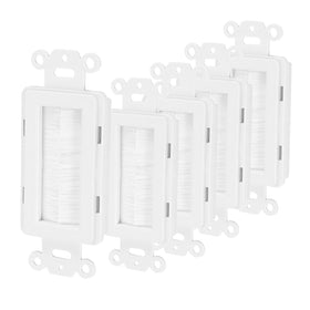 Chaosss & Decorator Brush Passthrough – soft fibers protect cables through walls