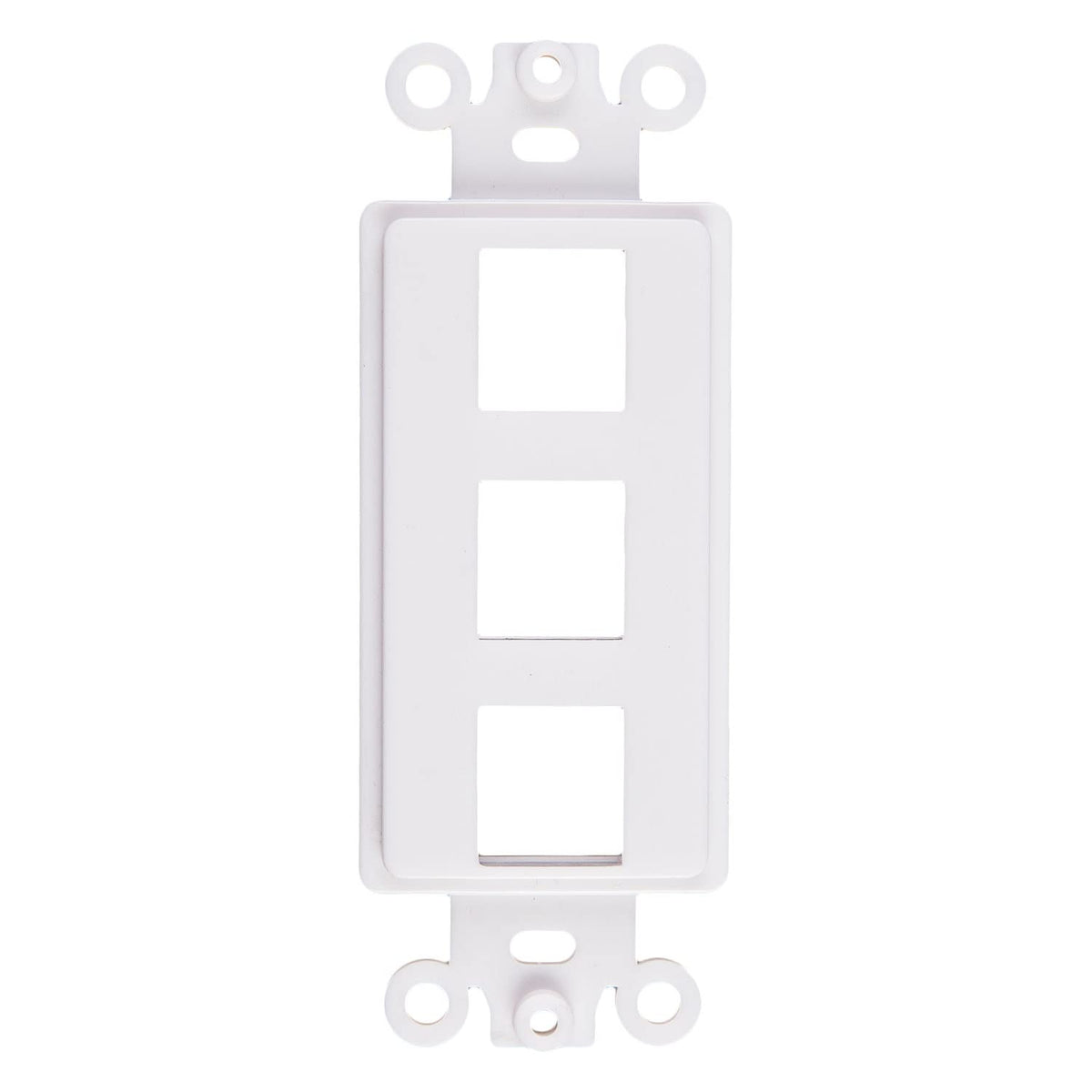 ChaosssCo wall-plate adapter in white for a clean Decora look