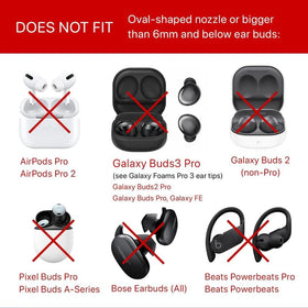 CharJenPro AirFoams Pro sizes S M L fit various ears