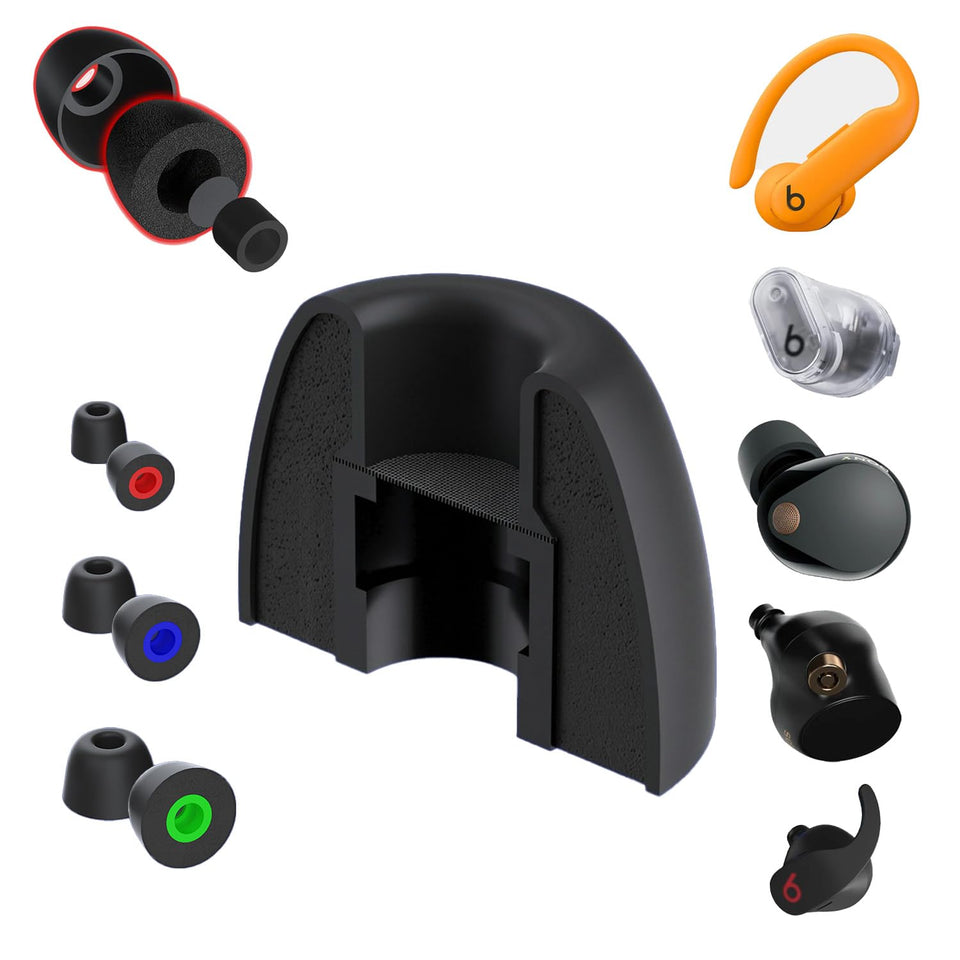 CharJenPro AirFoams Pro ear tips with Sony WF-1000XM6 for secure all-day wear