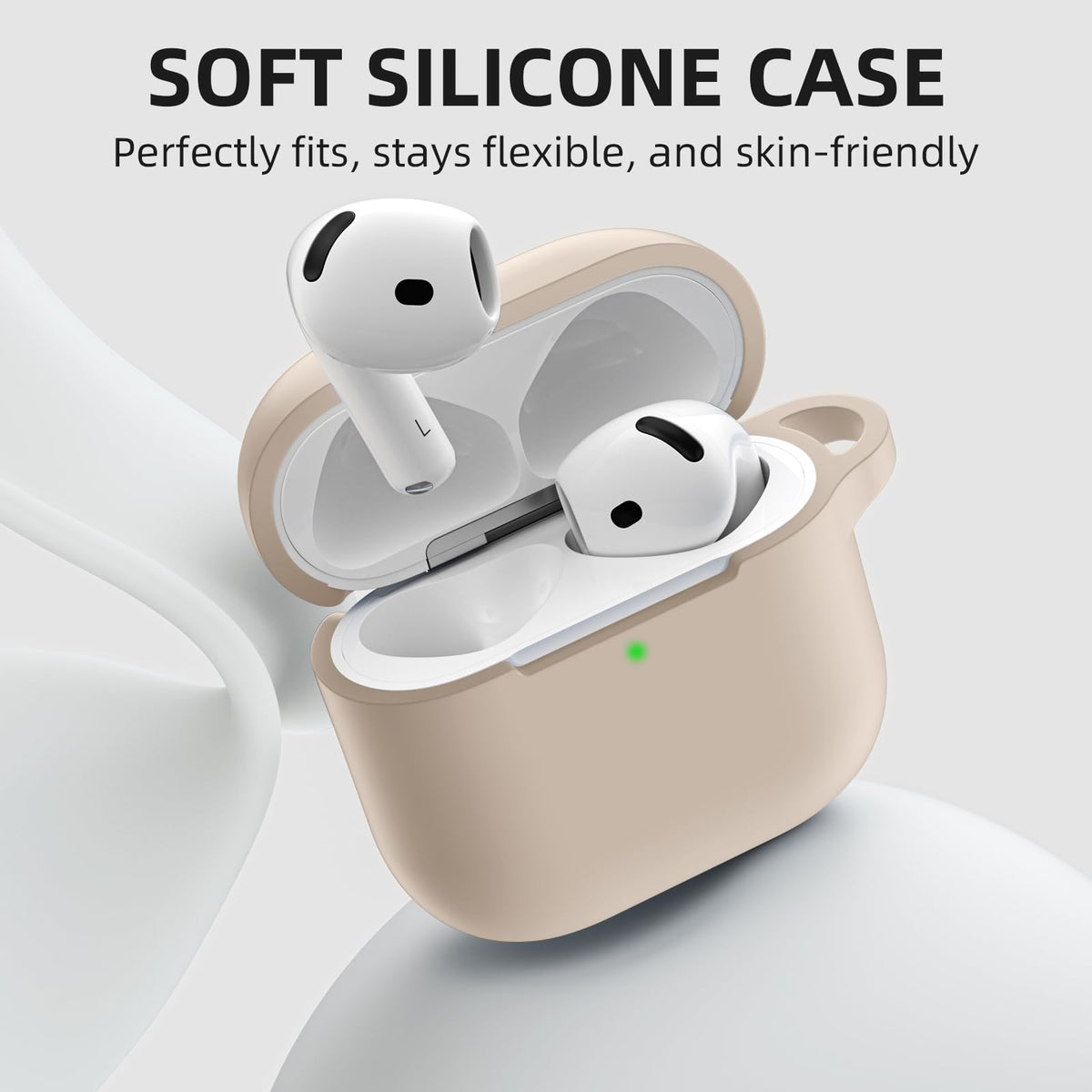 Charlam AirPods 4 Case-keychain-attachment adds quick access on the go.
