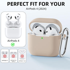Charlam AirPods 4 Case-drop-protection shields against bumps during commutes.