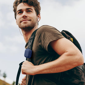 Charlam AirPods 4 anti-loss strap in use to prevent misplacing