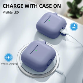 Charlam AirPods 4 case includes cleaning kit for maintenance.