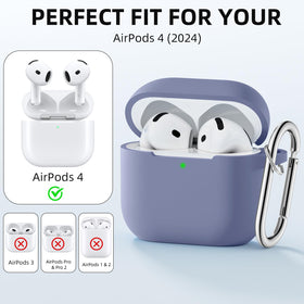 Charlam AirPods 4 case showing durable shockproof design for daily protection.