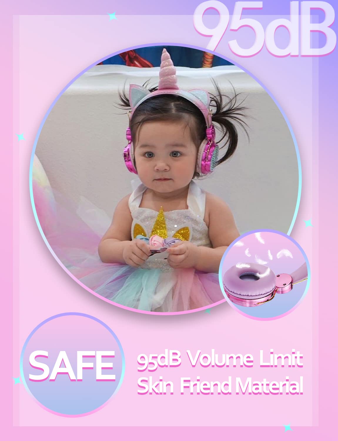 charlxee unicorn box with stickers included as a ready gift