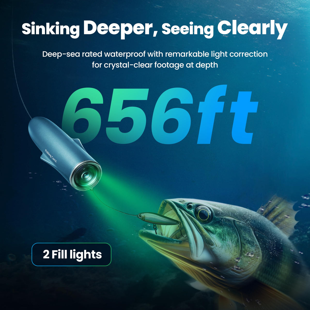 Chasing CanFish CamX motion-sensing recording starts automatically for smooth footage