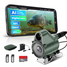Chasing CF1 underwater camera providing clear underwater viewing and details.