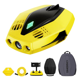 Chasing Dory floating Wi-Fi buoy demonstrates surface streaming for live sharing.