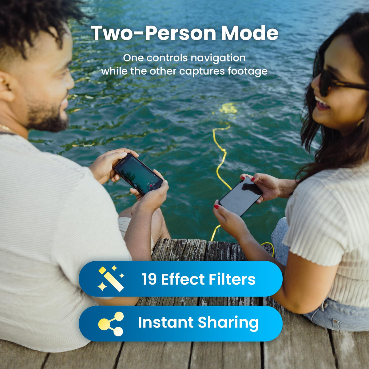 Chasing Dory GO2 app control illustrates remote navigation from your phone.