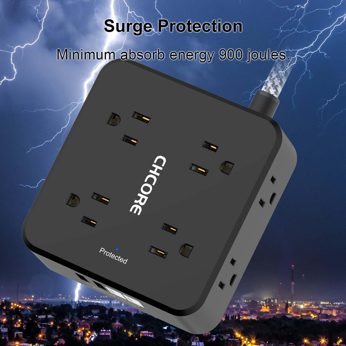 CHCORE flame-retardant PC shell enhances durability in busy spaces.