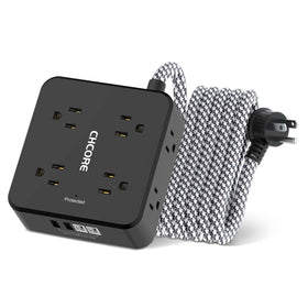 CHCORE surge protector with 10 ft cord offers flexible home and office placement.
