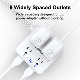 CHCORE USB-C PD 30W port delivers fast charging for compatible devices.