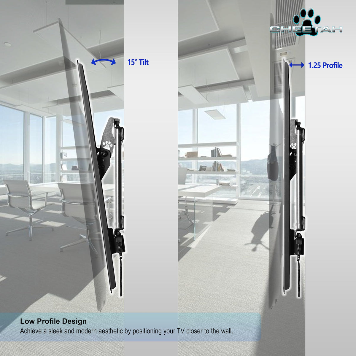 Cheetah slotted wall plate aligned to studs for strong load distribution