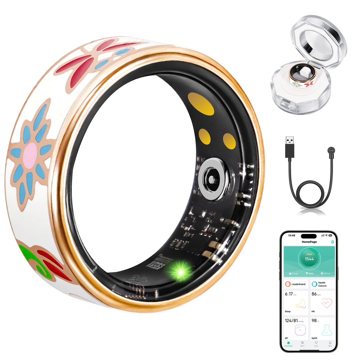 Chendssfkd ring front packaging showing product and accessories, highlights convenience