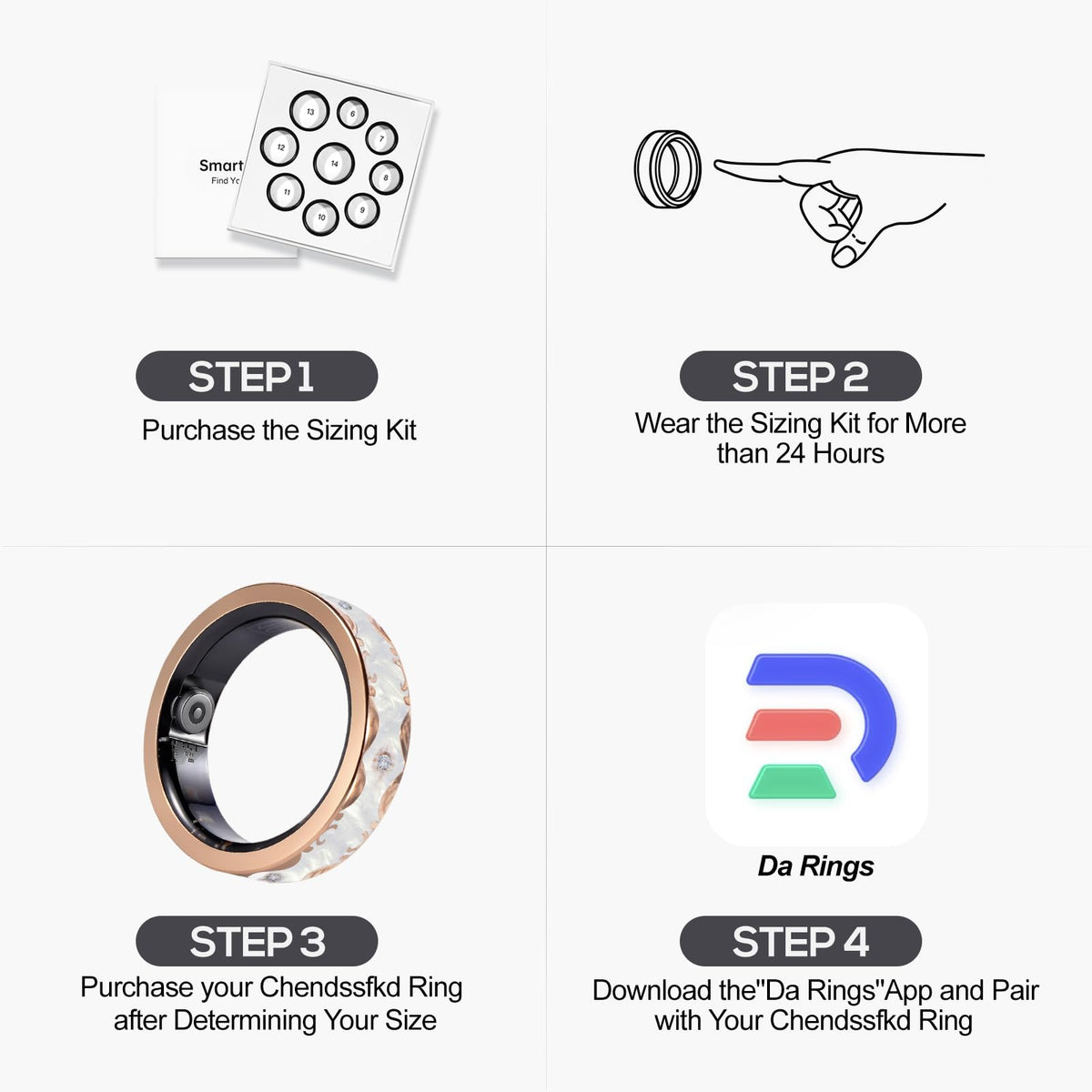 Chendssfkd ring side profile highlighting slim durable design
