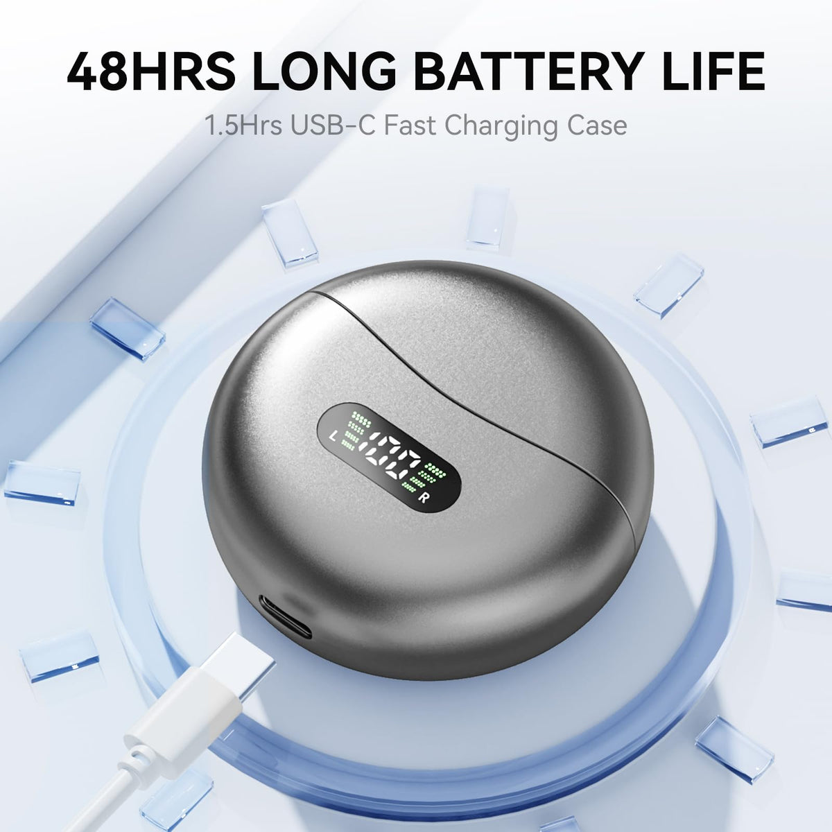Chenruida Bluetooth 5-4 connectivity for stable device pairing.