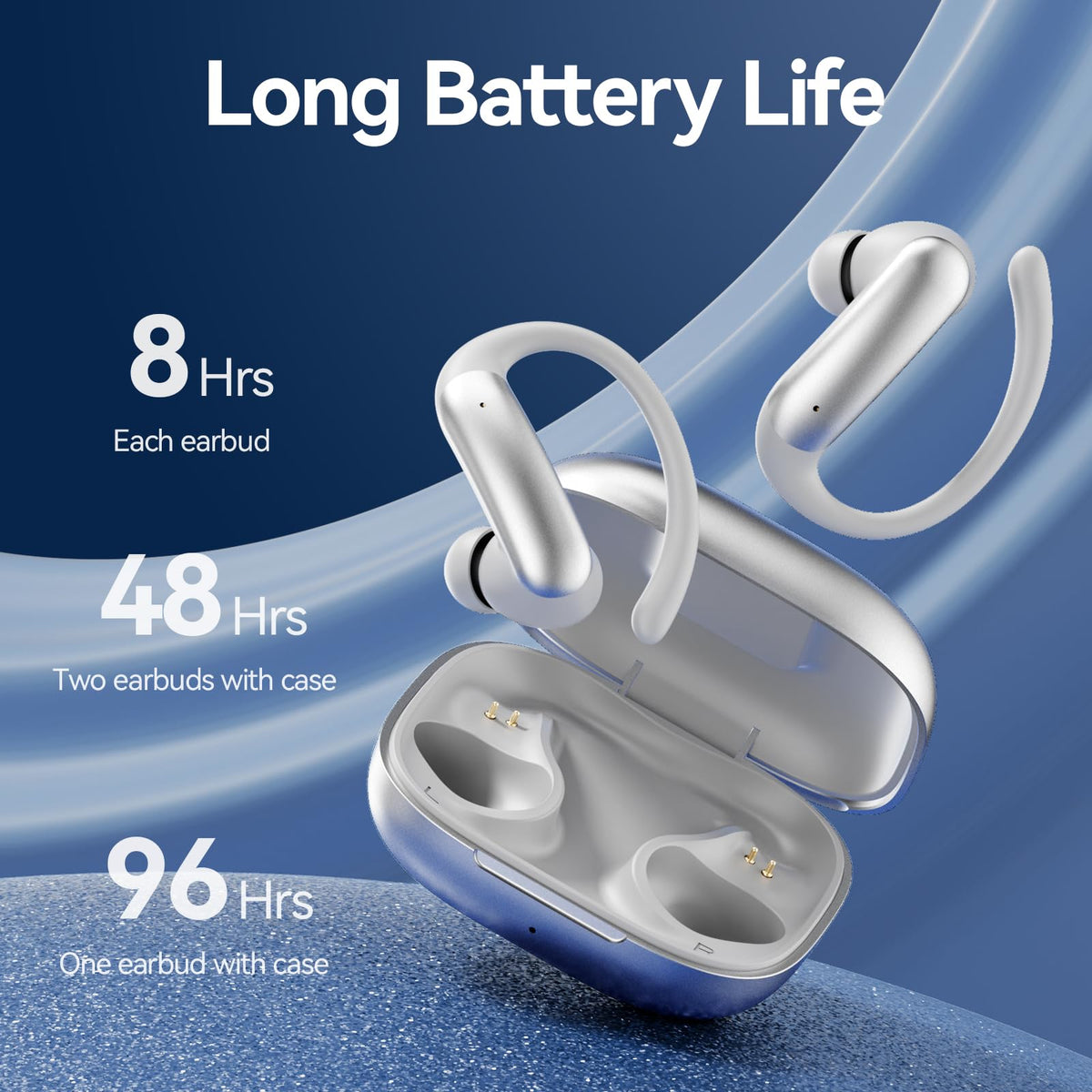 CHENRUIDA earbud held in hand to show compact size and everyday portability