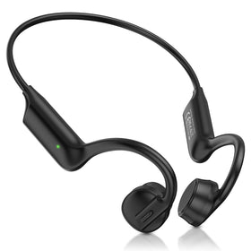 CHENSIVE bone conduction headphones with open-ear design for safer listening during workouts.