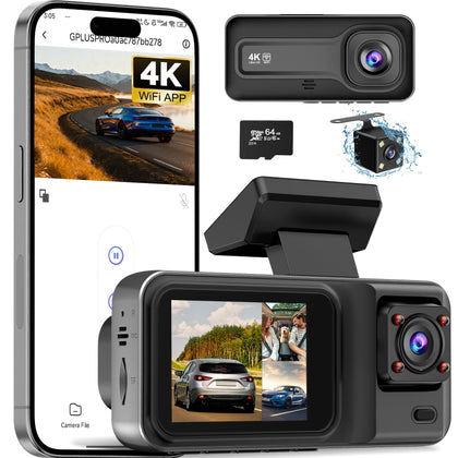 CHENSIVE front camera closeup showing 4K lens and crisp capture benefit